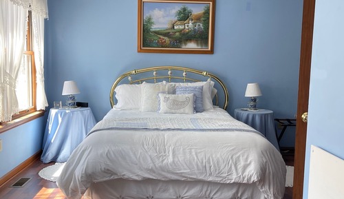 Chambre Double, accessible aux personnes à mobilité réduite, salle de bains privée