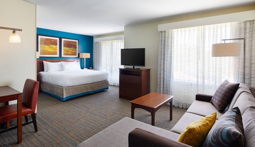 Suite Studio, 1 très grand lit et 1 canapé-lit (Mobility/Hearing Access, Roll-In Shwr)