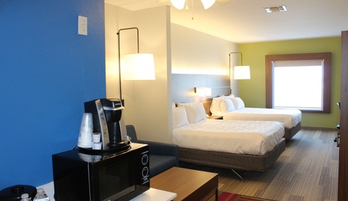 Suite Deluxe, 2 grands lits, accessible aux personnes à mobilité réduite, non-fumeurs