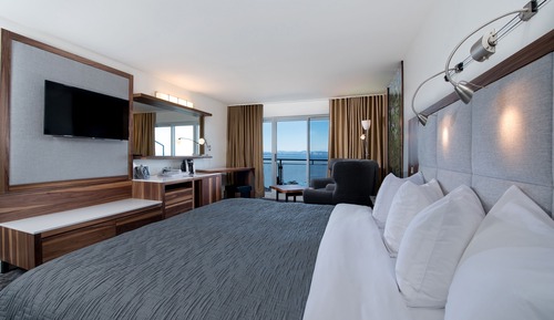Chambre Supérieure, 1 très grand lit, balcon