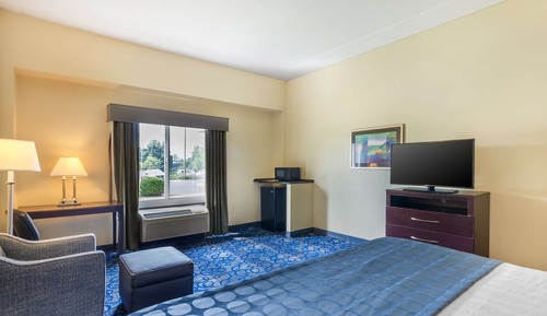 Chambre Standard, 1 très grand lit, accessible aux personnes à mobilité réduite, non-fumeurs