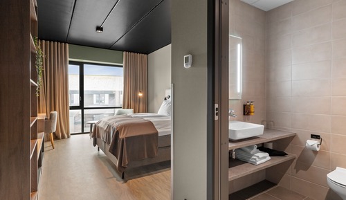 Chambre avec lits jumeaux, 2 lits une place