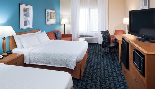 Chambre, 2 grands lits