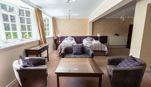 Chambre, vue jardin