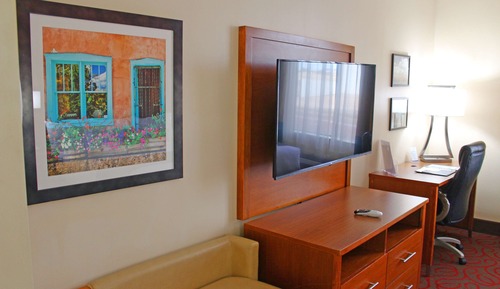 Chambre Standard, 1 très grand lit, accessible aux personnes à mobilité réduite (Walk-in Shower)