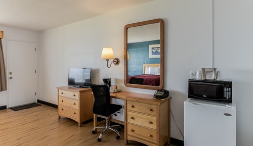 Chambre, 2 grands lits, vue lac
