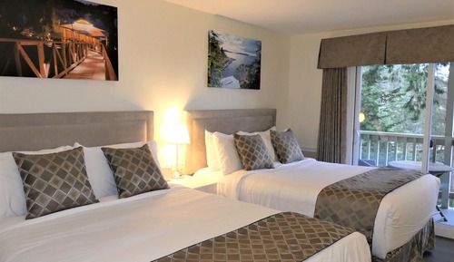 Chambre Double Deluxe, 2 grands lits, balcon, vue océan