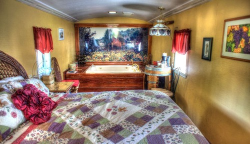 Cabane Standard, salle de bains privée (Wine Country Caboose)