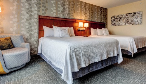 Chambre, 2 grands lits