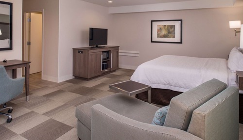 Chambre, 1 très grand lit, accessible aux personnes à mobilité réduite, non-fumeurs (Bathtub)