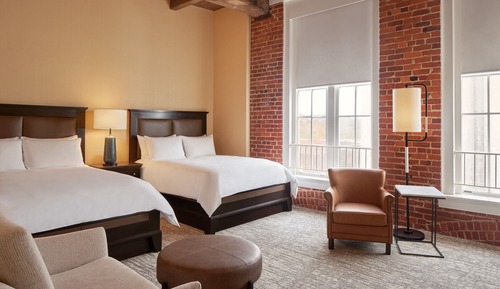 Chambre, 2 grands lits