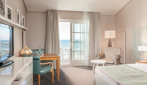 Chambre Double ou avec lits jumeaux, balcon, vue mer