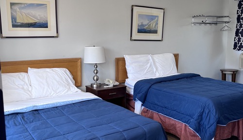 Chambre, 2 lits doubles