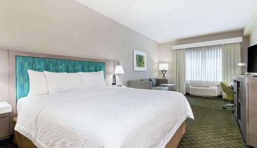 Chambre, 1 très grand lit et 1 canapé-lit, non-fumeurs, réfrigérateur