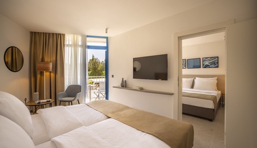 Chambre Familiale, balcon, vue mer