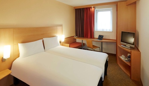 Chambre avec lits jumeaux, 2 lits une place