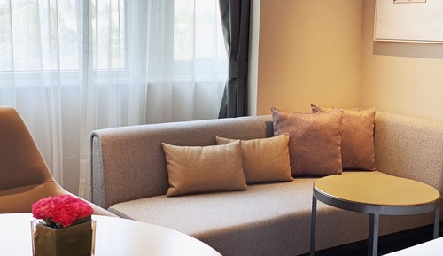 Chambre Standard, 2 lits une place, accès au salon club