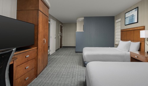 Chambre, 2 grands lits