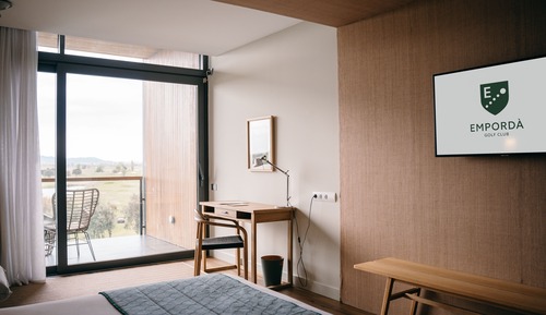 Chambre Double Supérieure, terrasse, vue golf