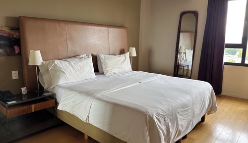 Chambre, 1 grand lit, vue lac (Concept)