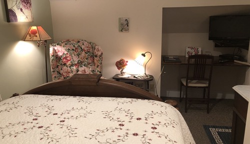 Chambre Double Deluxe, salle de bains attenante, vue jardin (Alpine Pink #7)