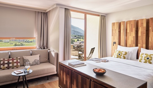 Chambre Deluxe, balcon, vue montagne