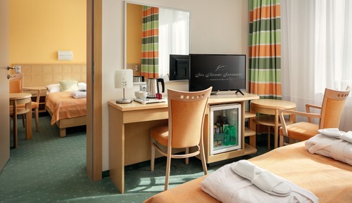 Chambre Quadruple, salle de bains attenante (Wellness access)