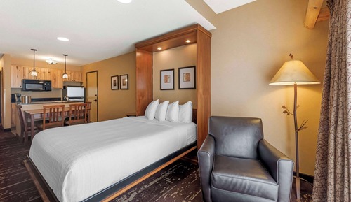 Chambre Standard, cuisine, en bord de lac