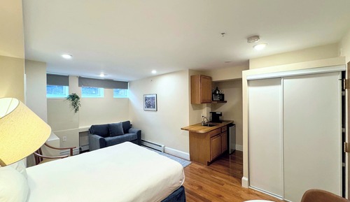 Studio Supérieur, 1 grand lit et 1 canapé-lit, cuisine
