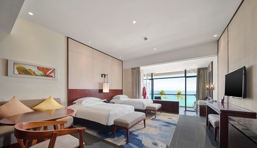 Chambre, 2 lits une place