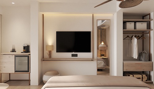 Chambre Double, balcon (Silver - 2 adults + 1 child)