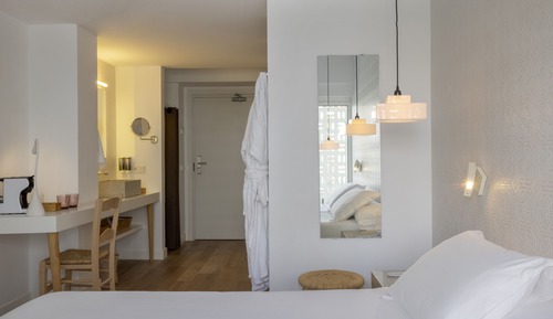 Chambre Double Premium, terrasse, vue piscine