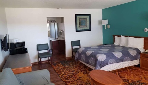 Chambre, 1 grand lit, accessible aux personnes à mobilité réduite, non-fumeurs