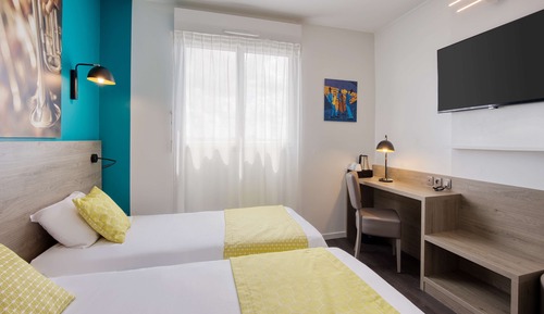 Chambre Confort, 2 lits une place, non-fumeurs