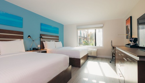 Chambre, 2 grands lits