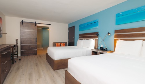 Chambre, 2 grands lits