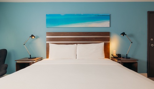 Chambre, 1 très grand lit