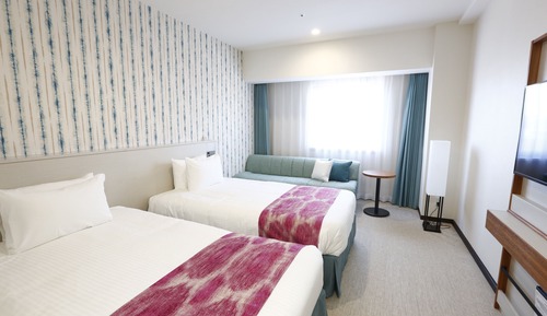 Chambre Deluxe avec lits jumeaux, non-fumeurs (Wide, for 3 occupancy)