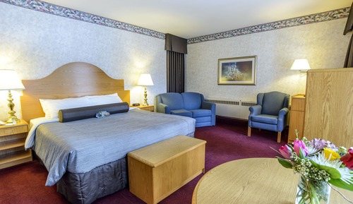 Chambre Premium, 1 très grand lit, vue fleuve