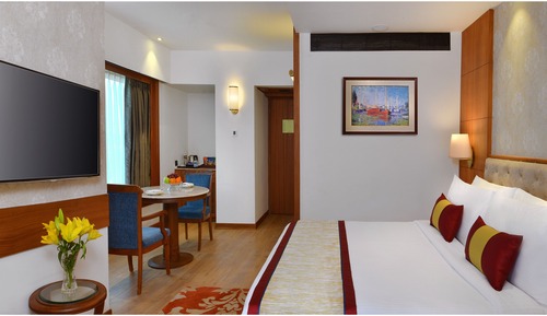 Chambre Deluxe, 1 grand lit, vue ville (Fortune Club Room)