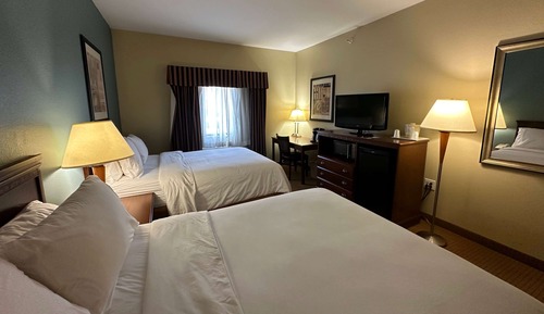Chambre, 1 grand lit, accessible aux personnes à mobilité réduite (Mobility, Bathtub W/grab Bars)