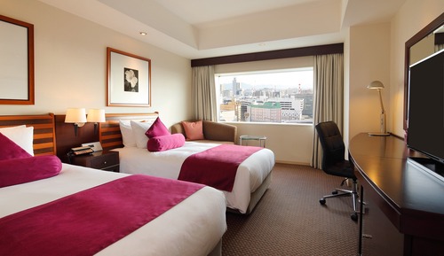 Chambre Premium, 2 lits une place, accès salon affaires (High Floor)
