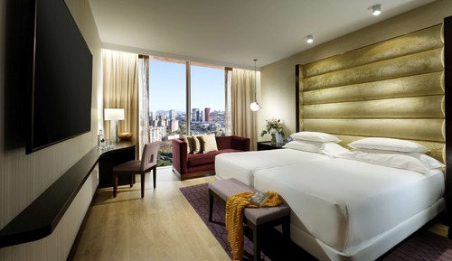 Chambre Club, 2 lits une place, vue ville