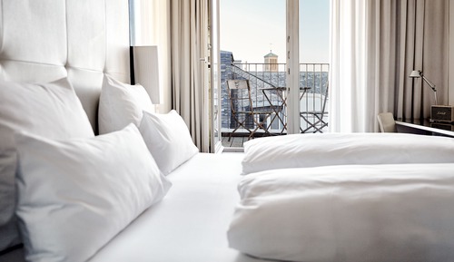 Chambre Double, balcon