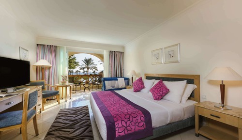 Chambre Classique, 1 très grand lit, vue mer