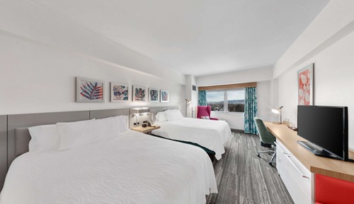 Chambre, 2 grands lits