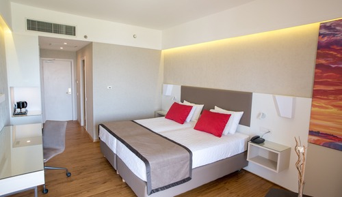 Chambre, 1 très grand lit, non-fumeurs, vue jardin