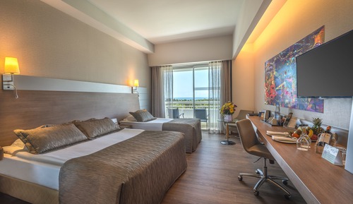 Deluxe Triple Room Sea View with Balcony