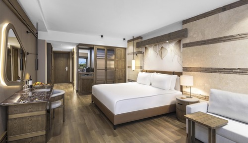 Chambre Supérieure, 2 lits une place, vue mer