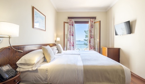 Chambre Double, balcon, vue mer